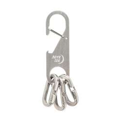 Nite Ize - Karabińczyk Z-Rack Keychain Bottle Opener - Stalowy - Srebrny - ZRB-11-R6