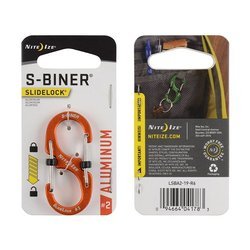 Nite Ize - S-Biner® SlideLock® Aluminium #2 - Orange - LSBA2-19-R6