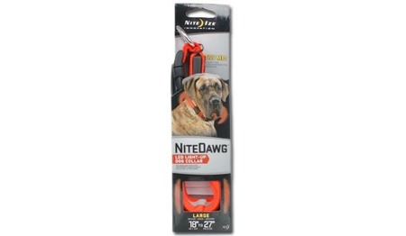 Nite Ize - Nite Dawg Halsband - Orange - 46-69cm - NND2L-31-R3