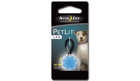 Nite Ize - PetLit LED-Halsband Licht - Blau Burst - PCL02-03-03PS