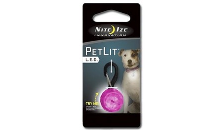 Nite Ize - PetLit LED-Halsband Licht - rosa Juwel - PCL02-03-12JE