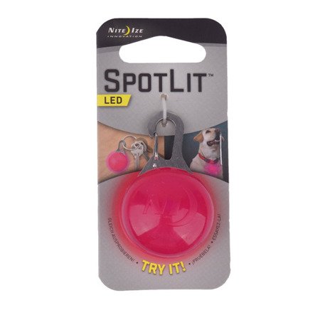 Nite Ize - SpotLit&#8482; LED-Halsbandleuchte - Eco Pkg - Rosa - SLG12-06-02