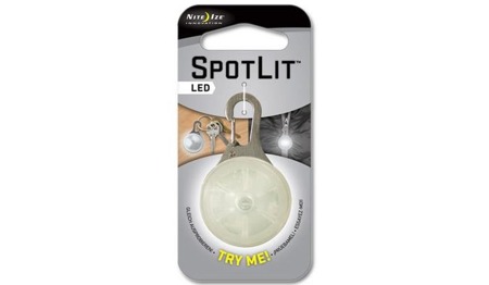 Nite Ize - SpotLit LED-Karabinerleuchte - Weiß - SLG-06-02