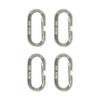 Nite Ize - MicroLink Carbiner - Steel - 4 pcs - KL-11-4R3
