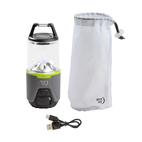 Lampa kempingowa akumulatorowa Nite Ize Radiant RL2 400 lm Szara RL2-17-R8