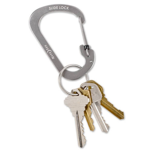 Nite Ize - SlideLock Karabiner-Set #2, #3, #4 - Schwarz - CSLC-01-R6