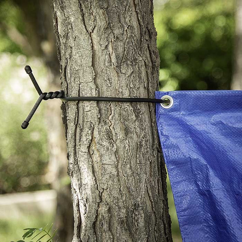 Nite Ize - Gear Tie® Wiederverwendbare Gummi Twist Tie™ 32" - 2 Stück - Charcoal - GT32-2PK-09