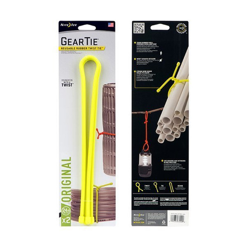 Elastyczne troki Nite Ize Gear Tie 24" 2 szt. Pomarańczowe GT24-2PK-31