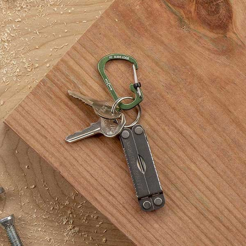 Nite Ize - SlideLock® Karabiner Aluminium #2 - Orange - CSLA2-19-R6