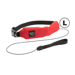 Nite Ize - Collar with Leash RadDog All-In-One - L - Red - RRLL-10-R3