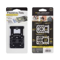 Nite Ize - FinancialTool RFID Blocking Wallet - Black - FMTR-01-R7