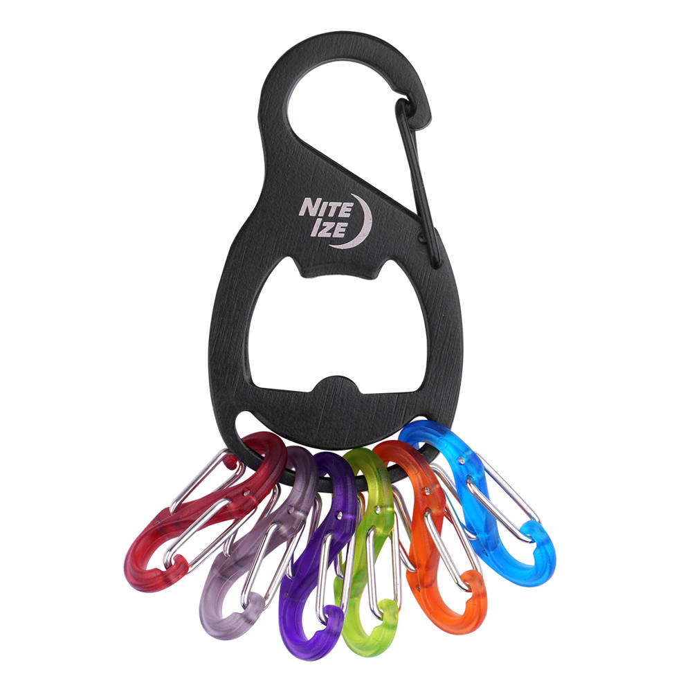 Nite Ize - G-Series Dual Chamber Carabiner #2 - Black - GS2-01-R6 - Nite Ize  Oficjalny sklep online