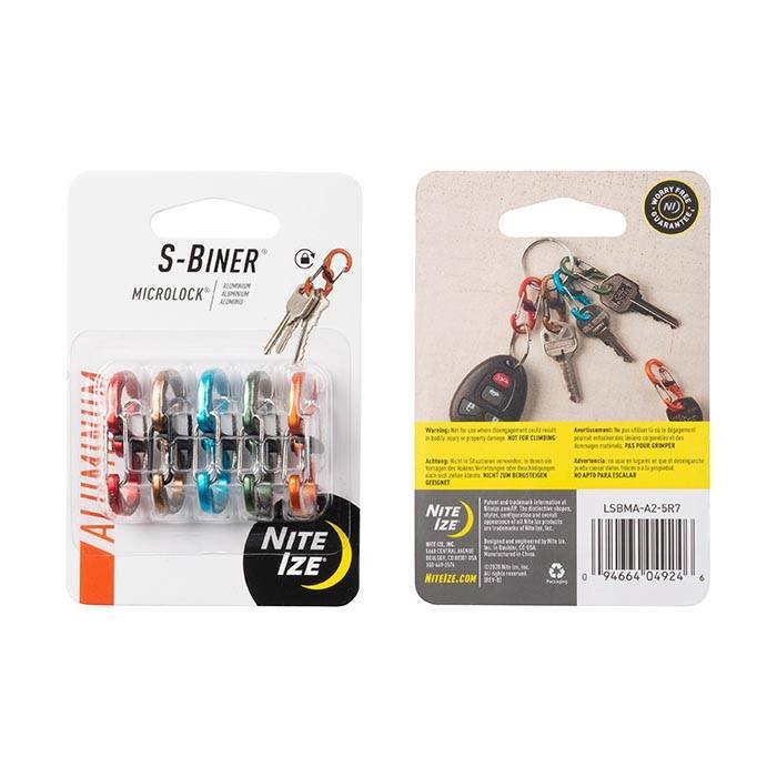 Assorted Nite Ize LSBMA-A2-5R7 Locking Keychain Carabiner