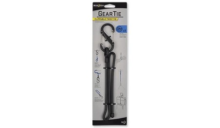 Nite Ize - Gear Tie Clippable 24'' - Black - GLC24-01-R3