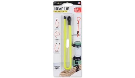 Nite Ize - Gear Tie Loopable 12"" - Neon Yellow - 2Pack - GLS12-33-2R7