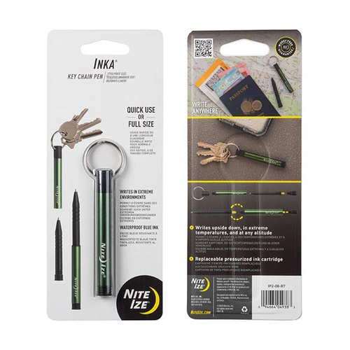 Nite Ize - Inka Key Chain Pen - Olive - IP2-08-R7