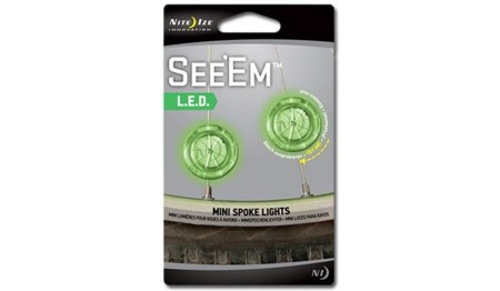 Nite Ize - See'Em Mini Spoke Lights - Green - 2Pack - NSE2-03-28