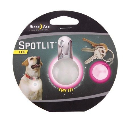 Nite Ize - SpotLit™ LED Collar Light - Pink - SLG12-03-02