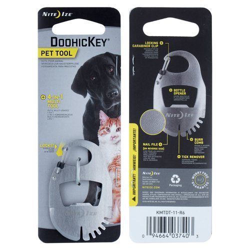 Nite Ize - Brelok DoohicKey® Pet Tool - Stalowy - KMT-11-R3