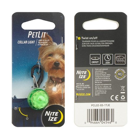 Nite Ize - PetLit® Collar Light - Lime Jewel - PCL02-03-17JE