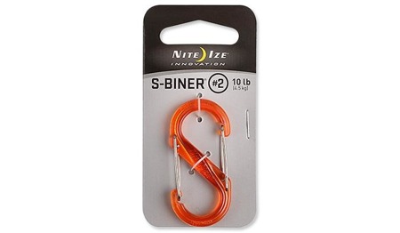 Nite Ize - S-Biner #2 Plastic - Pomarańczowy - SBP2-03-19T