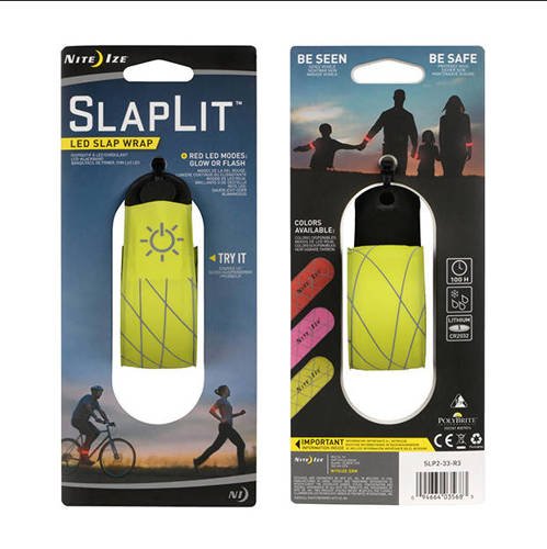 Nite Ize - SlapLit LED Slap Wrap - Ver.2 - Neon Yellow - SLP2-33-R3