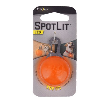 Nite Ize - SpotLit™ LED Collar Light - Eco Pkg - Pomarańczowe - SLG19-06-02